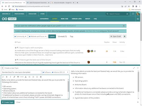 arduino forum|Latest Community topics .